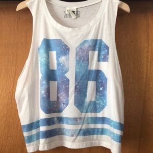 pink galaxy tank never worn